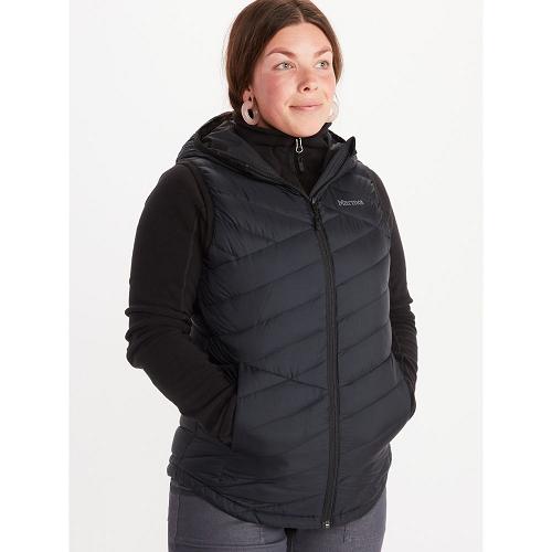 Marmot Vest Black NZ - Highlander Jackets Womens NZ2896341